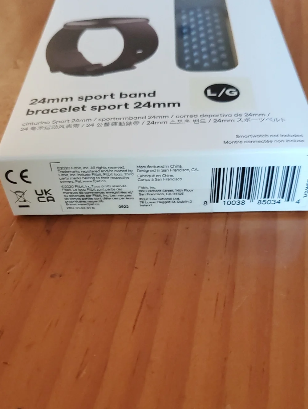 Fitbit Versa 4 24mm Replacement Band